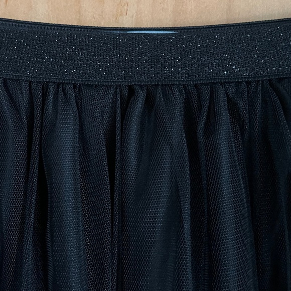 Lovely Sheer Fully Lined Black Skirt Size M NWT - Picture 6 of 8